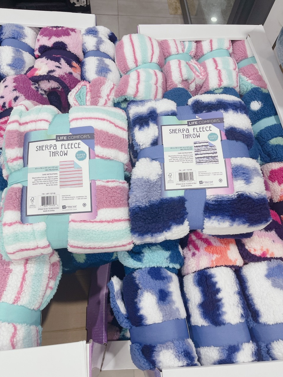 Chăn Sherpa Fleece Blanket dành cho bé yêu