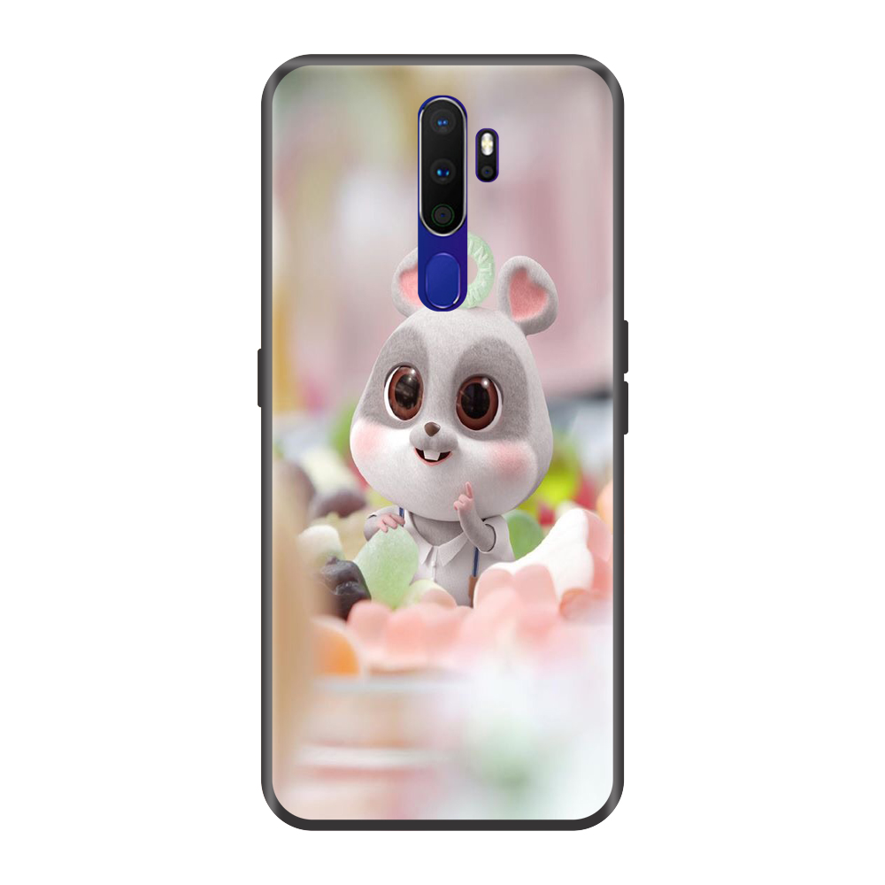 Ốp lưng TPU viền dẻo cho điện thoại OPPO A9 2020 Hình Chuột Tết 2020 Mẫu 07