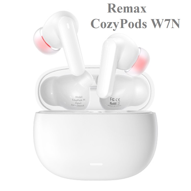 Tai nghe không dây bluetooth V5.3 công nghệ khử ồn kép Remax CozyPods W7N _ Hàng chính hãng