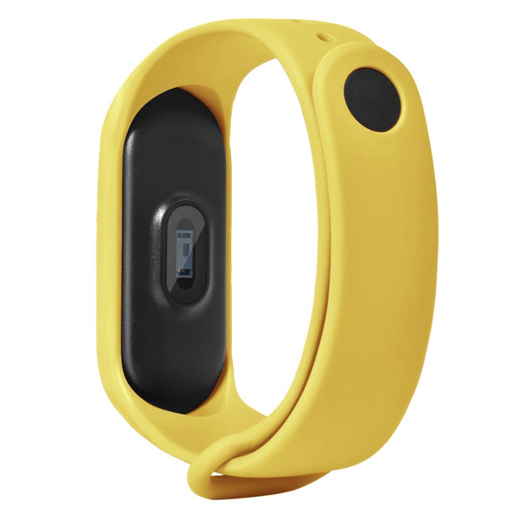 Smart Bracelet Wristband Anti-lost for Xiaomi Mi 3 Band Replacement Yellow