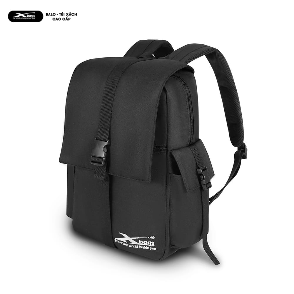 Balo Laptop Thời Trang Xbags Modern Màu Đen, Nhiều Ngăn Tiện Dụng, Đựng Laptop 14 Inch, Sang Trọng Nhỏ Gọn!