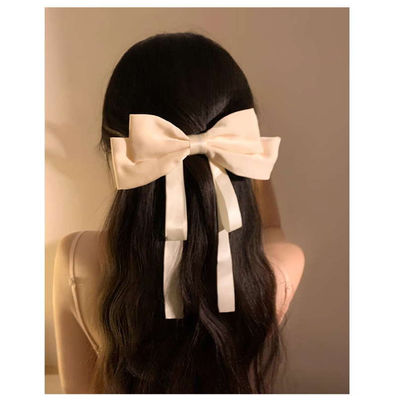 Kẹp tóc nơ mẫu mới đứng form, hàng đặc biệt, kẹp nơ dịu dàng và xinh xắn và dễ thương cho nữ