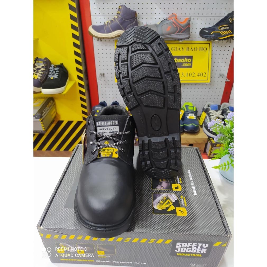 [Hàng Chính Hãng] Giày Bảo Hộ Safety Jogger X1110 S3 SRC Da Chất Lượng Cao, Chống Đâm Xuyên, Chống Trơn Trượt