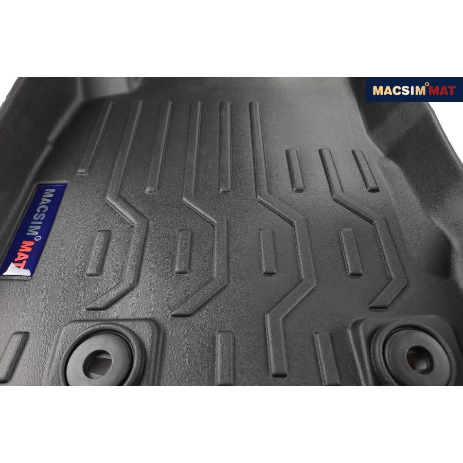 Thảm lót sàn xe ô tô Toyota Rush 2017+Nhãn hiệu Macsim chất liệu nhựa TPV cao cấp màu đen