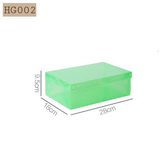Hộp đựng giày trong suốt nhiều màu giá rẻ