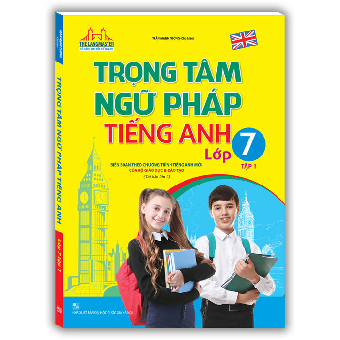 Hình ảnh The Langmaster - Trọng Tâm Ngữ Pháp Tiếng Anh Lớp 7 Tập 1 (Tái Bản)