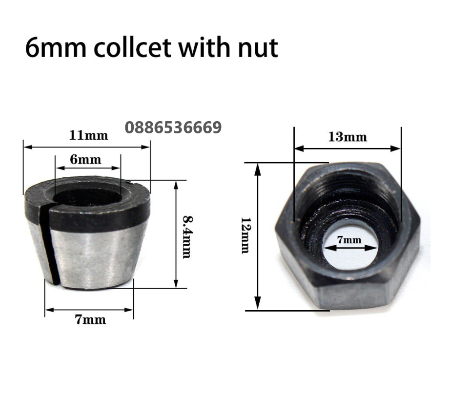 Ốc rọ máy phay gỗ mini 3703/ Ốc và rọ máy soi 3703