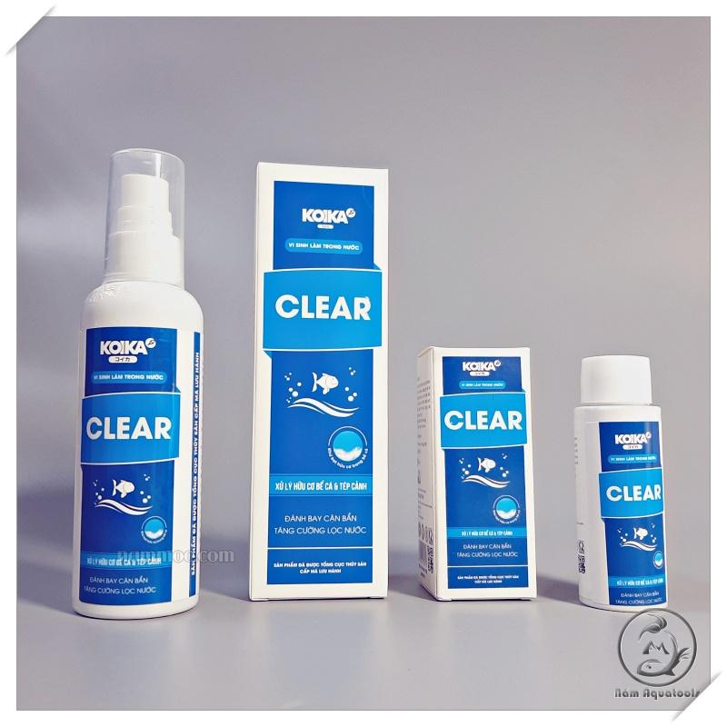 KOIKA CLEAR | Men vi sinh chuyên xử lý nước cho bể cá cảnh thuỷ sinh