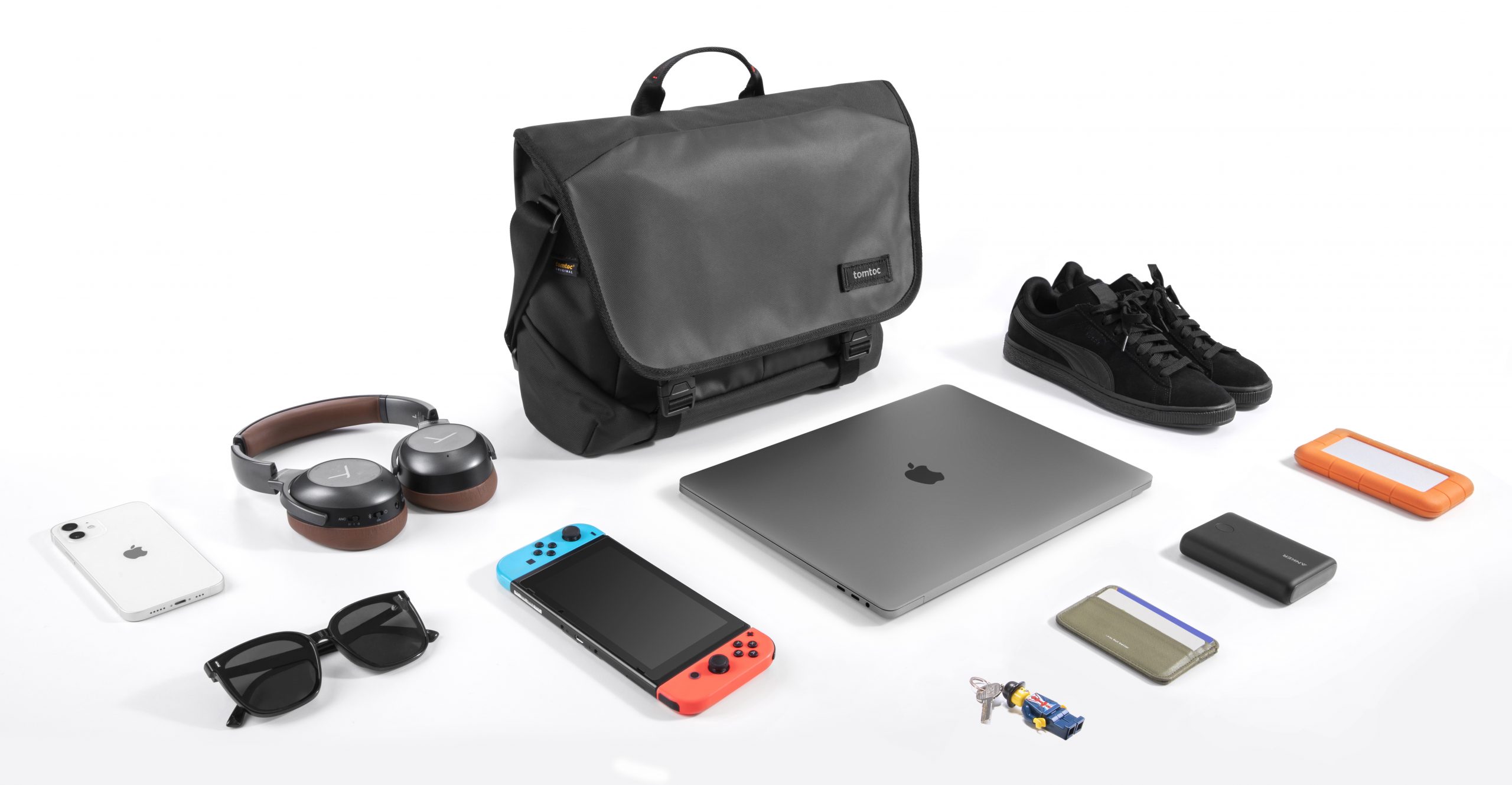 Túi Đeo Vai Tomtoc Premium Messenger Bag Commuting & Travel - H52