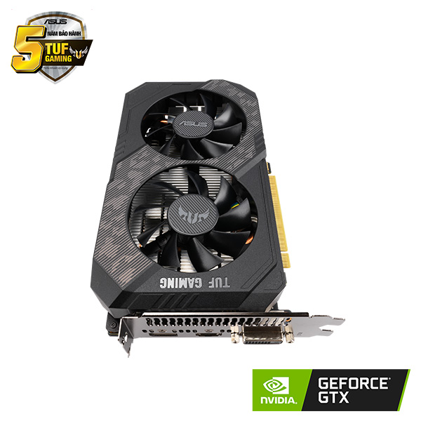 Card màn hình ASUS GeForce GTX 1660 Supper OC 6GB D6 (TUF GTX1660S O6G GAMING) - Hàng chính hãng Viết Sơn phân phối