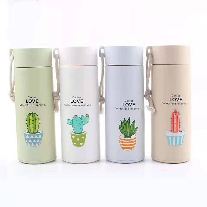 Hình Xương Rồng Cactus Love Siêu Kute 400ml có dây đeo