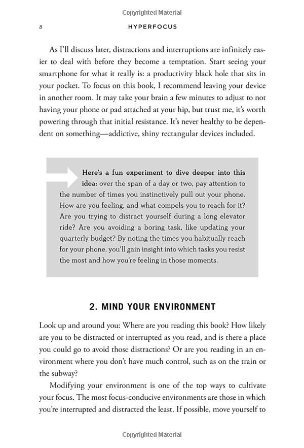 Hyperfocus: How To Work Less To Achieve More