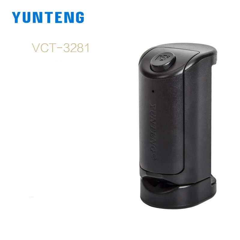 Đầu kẹp điện thoại kèm remote bluetooth yunteng 3281 phụ kiện du lịch - Hàng nhập khẩu