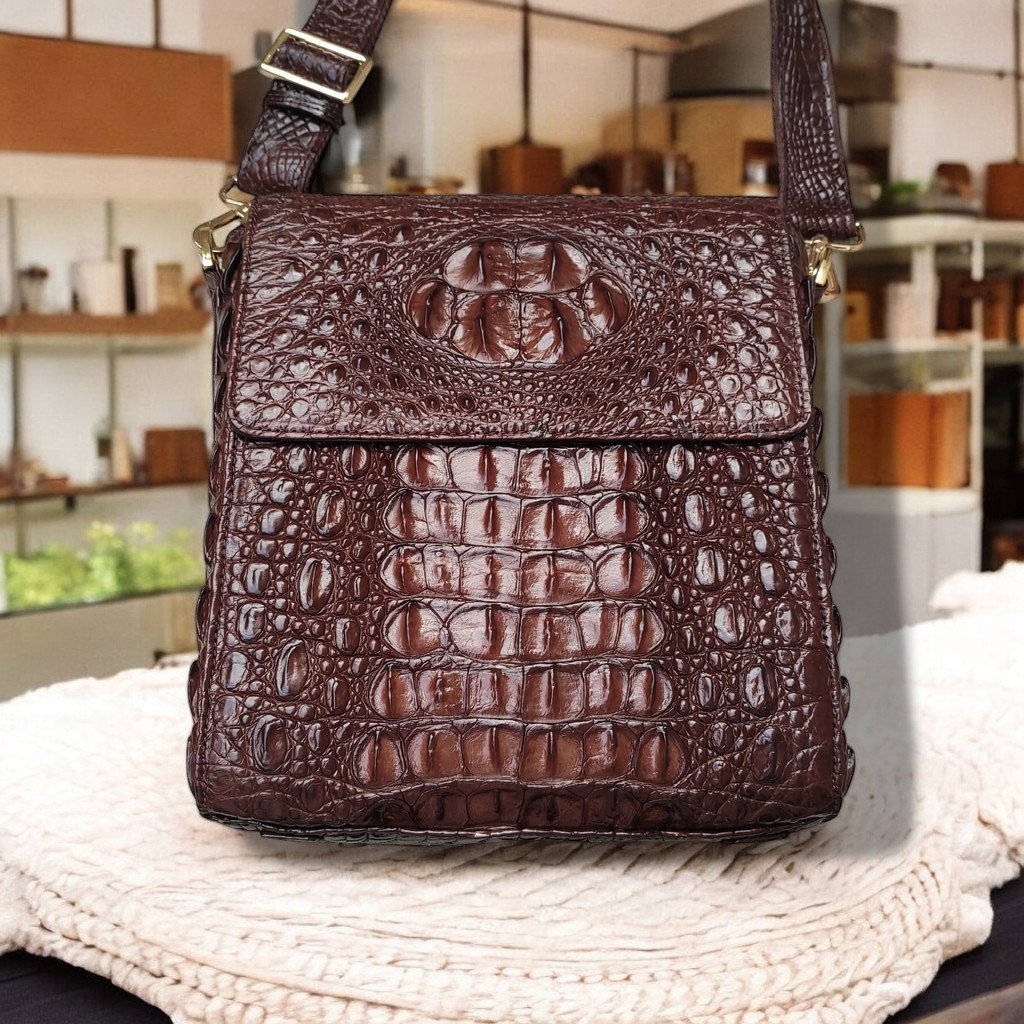 Túi đeo chéo nam DA CÁ SẤU SANG TRỌNG