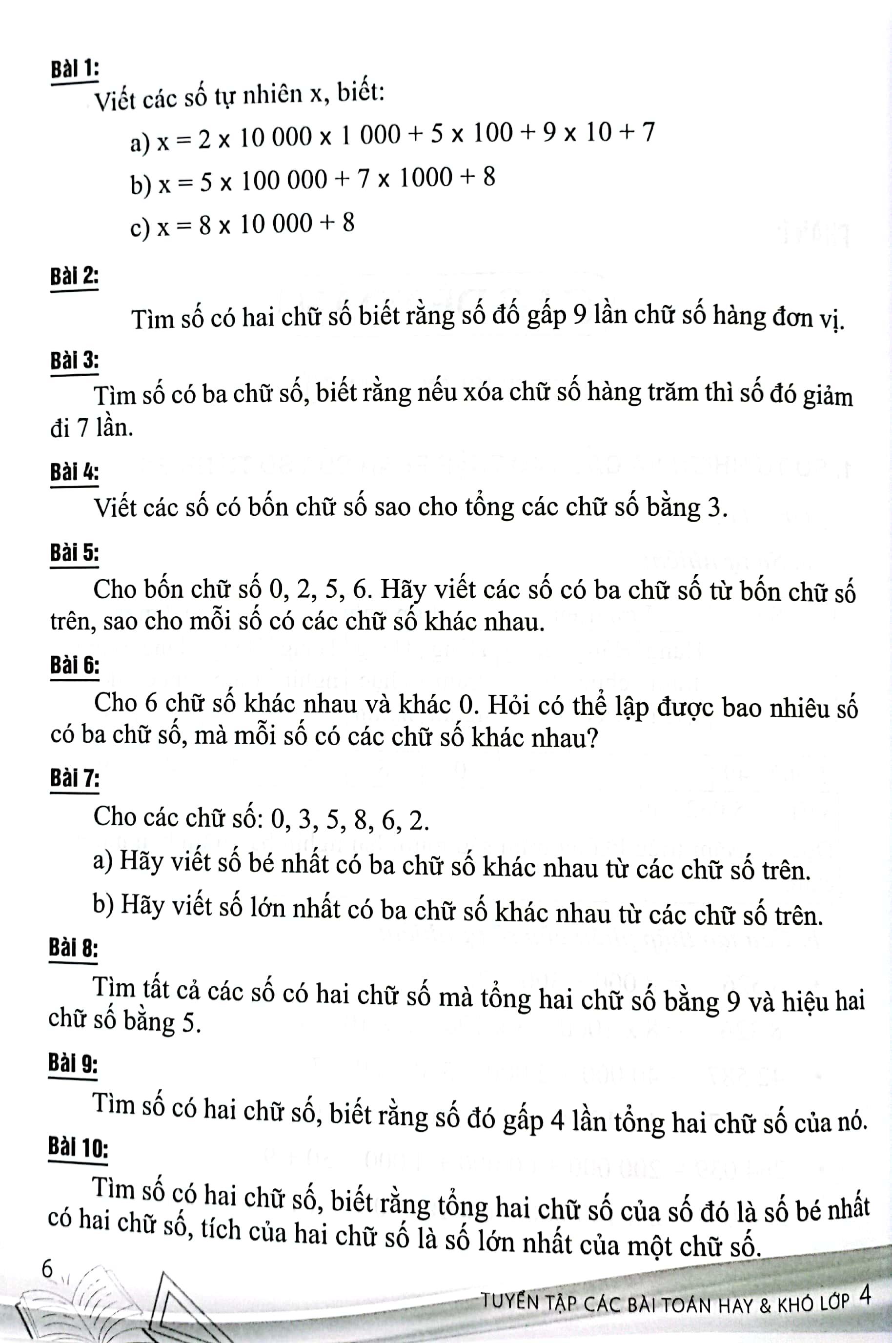 Tuyển Tập Các Bài Toán Hay Và Khó 4