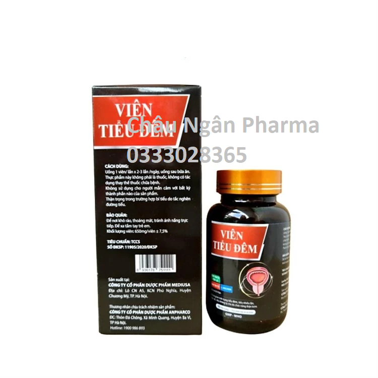 VIÊN TIỂU ĐÊM tăng cường chức năng thận, giảm tình trạng tiểu đêm – Hộp 30 viên nang mềm