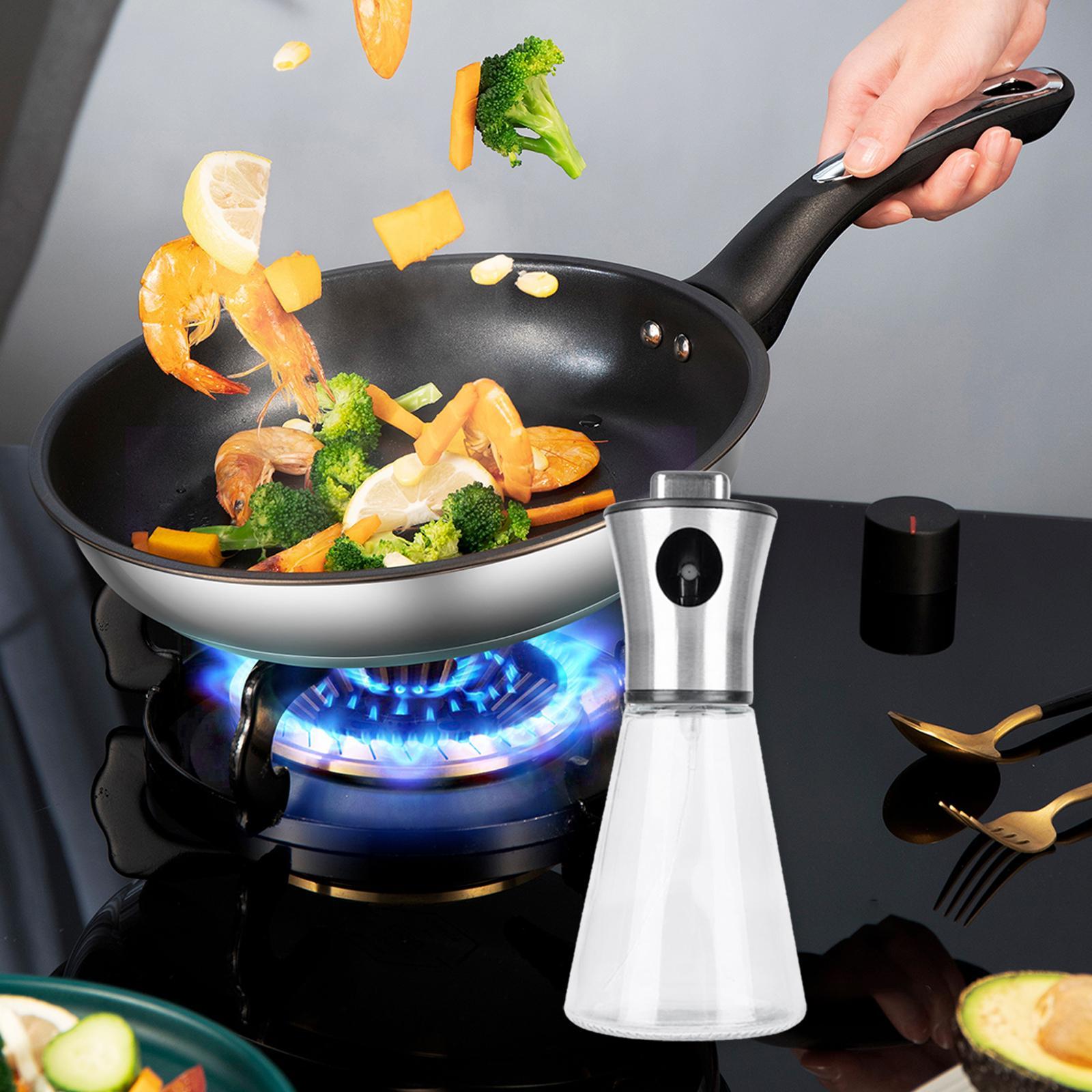 Olive Oil Sprayer Vinegar Gadget Glass Bottle for Barbecue Grilling Cooking
