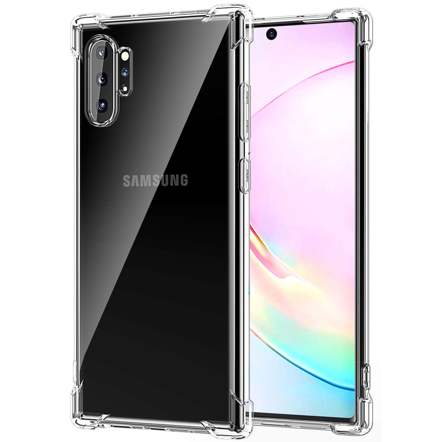 Ốp Lưng Case TPU Dẻo Chống Sốc Dành Cho Samsung Galaxy Note 10 Plus (Trong Suốt)