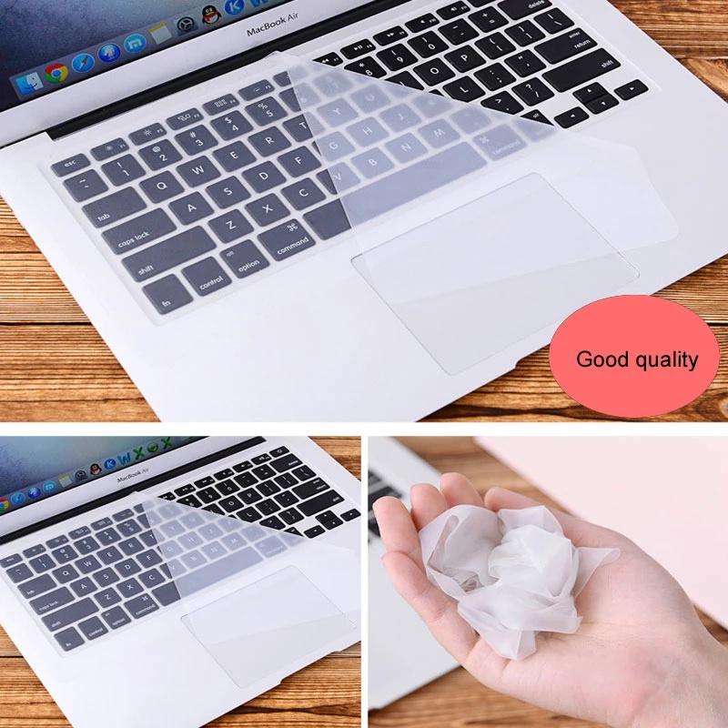 Miếng Phủ Bảo Vệ Bàn Phím Laptop 13-17 Inch Bằng Silicon Chống Thấm Nước Chống Bụi Chất Lượng Cao