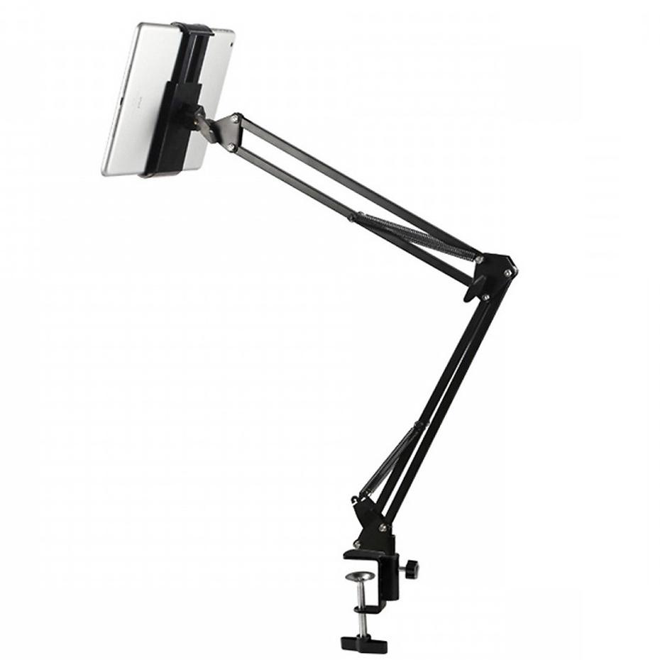 Giá đỡ ipad điện thoại, máy tính bảng, kẹp đầu giường, cạnh bàn đa năng xoay 360 độ - Hàng Chính Hãng miDoctor