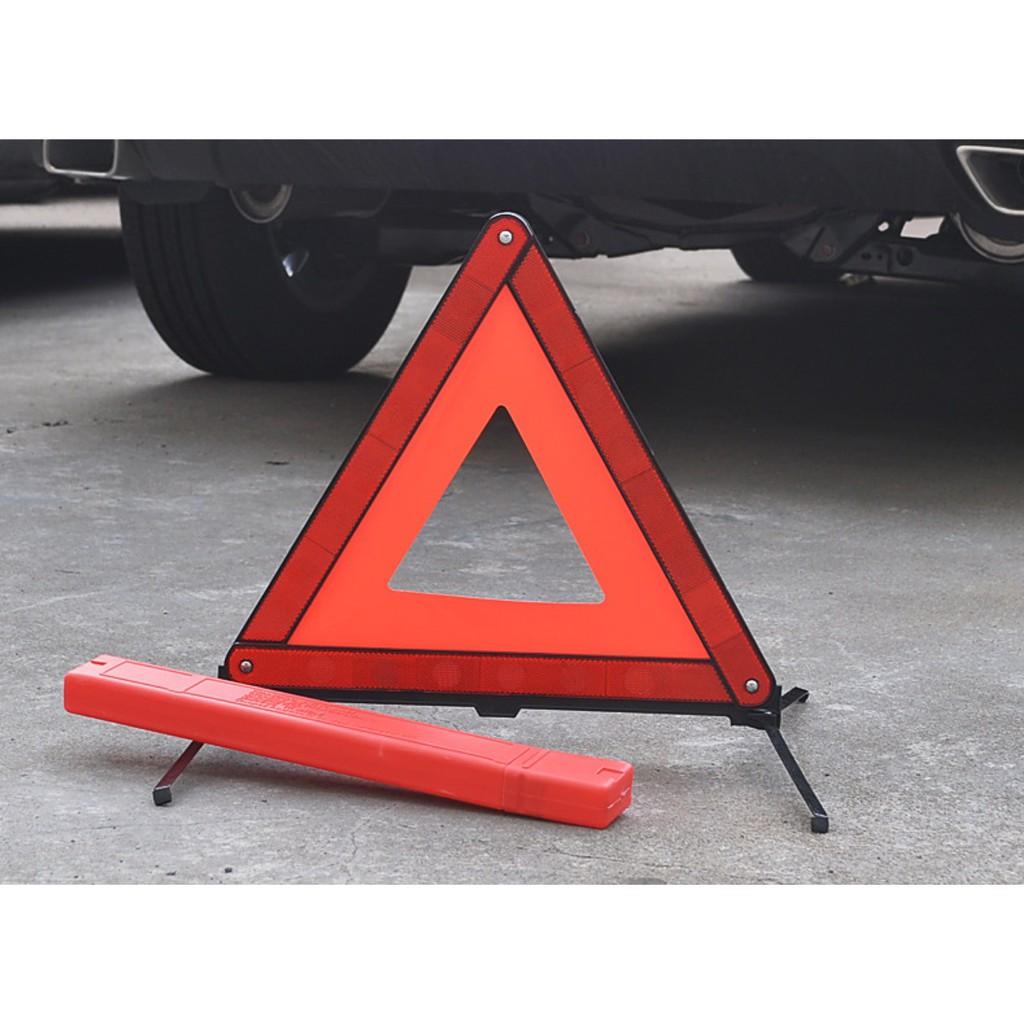 Biển tam giác phản quang ô tô cảnh báo đỗ xe an toàn có thể gấp gọn, mang theo tiện lợi