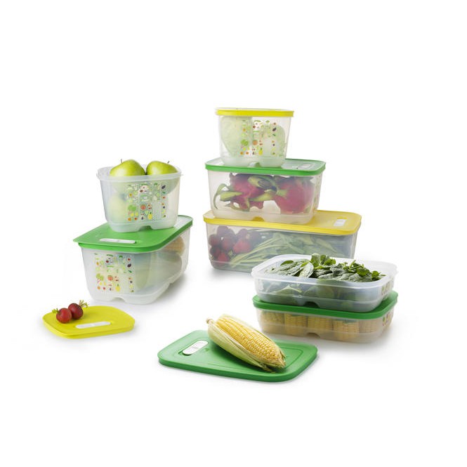 Bộ hộp trữ mát có nút hô hấp Ventsmart 7 hộp TUPPERWARE CHÍNH HÃNG