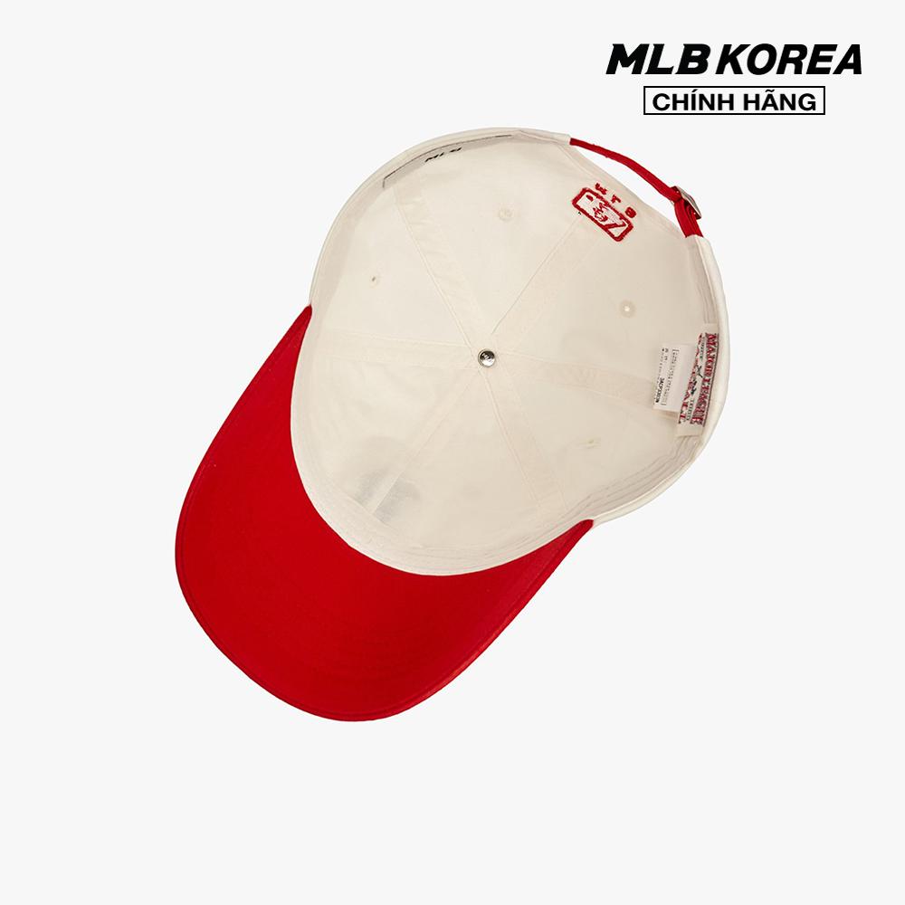 MLB - Nón bóng chày unisex Basic Color Block Unstructured 3ACP3303N-43RDS
