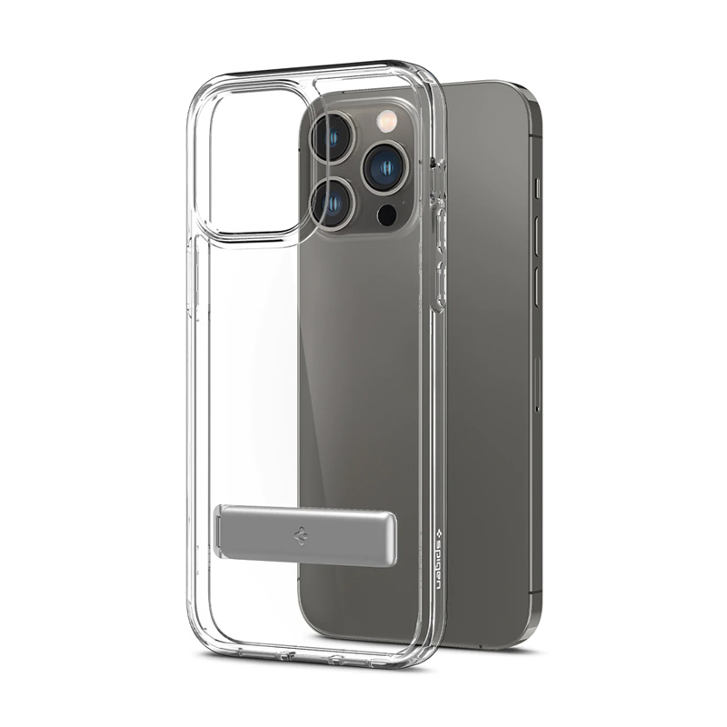 Ốp Lưng dành cho iPhone 14/14 Plus/14 Pro/14 Pro Max SPIGEN Ultra Hybrid S Crystal Clear - Hàng Chính Hãng