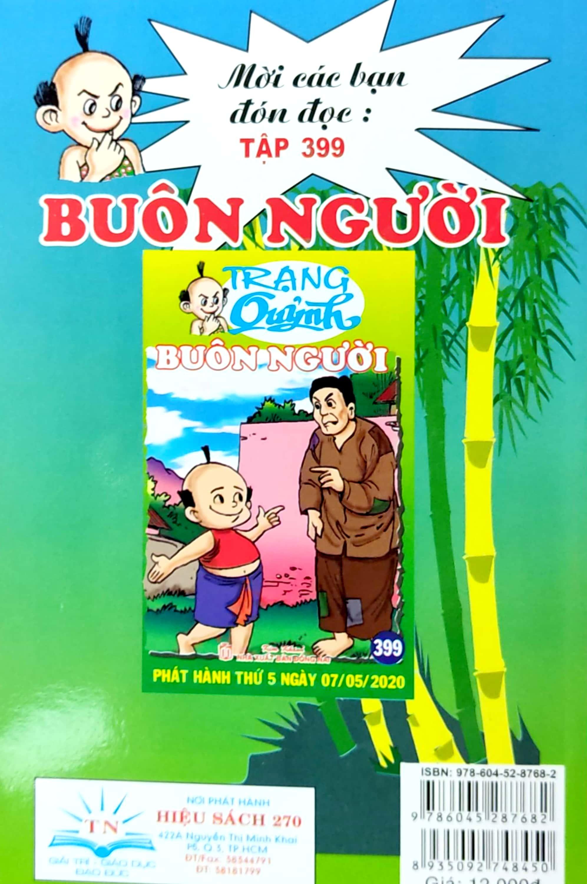 Truyện Tranh Trạng Quỷnh - Tập 398: Về Mái Nhà Xưa