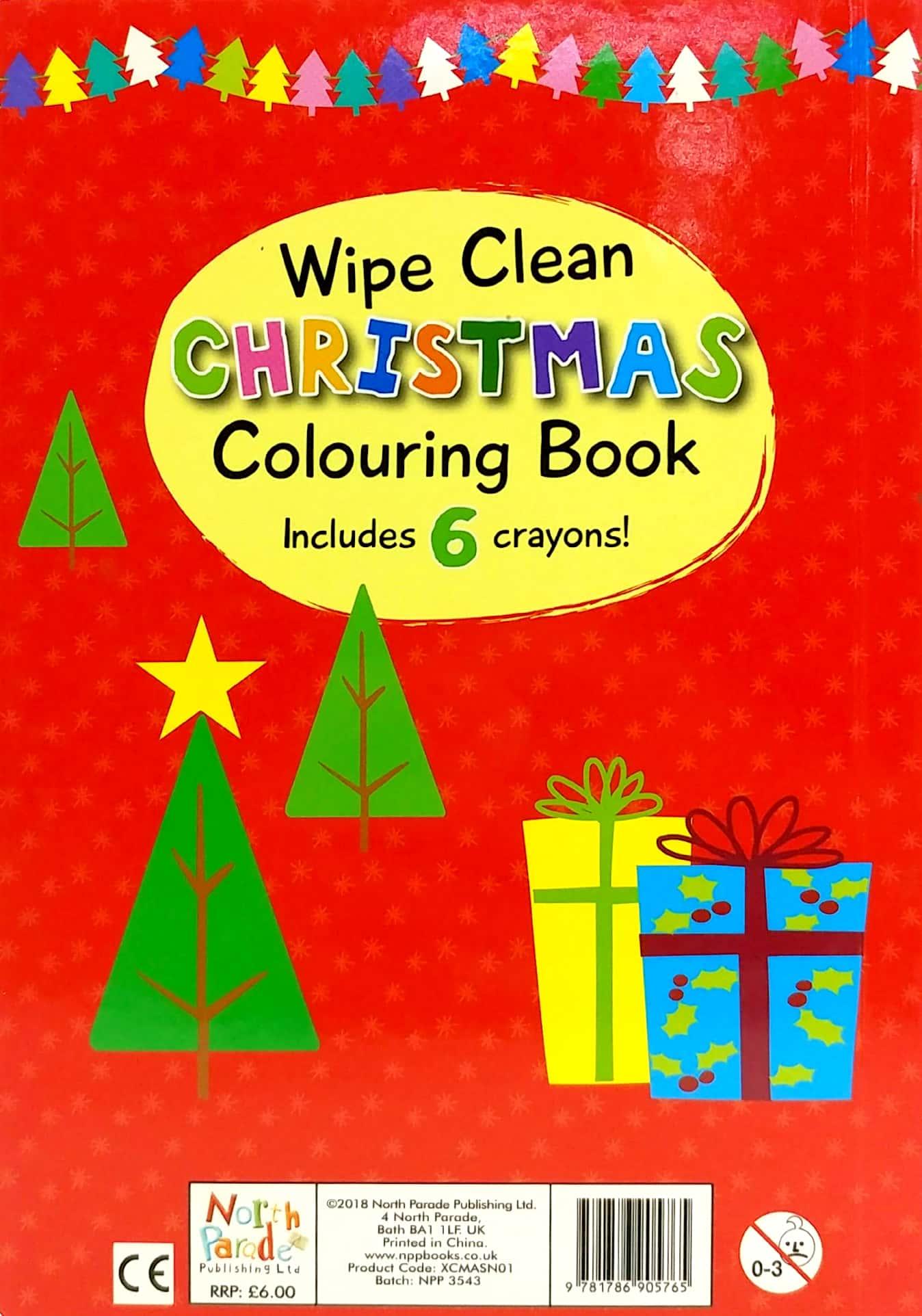 Wipe Clean Colouring Books - Elves