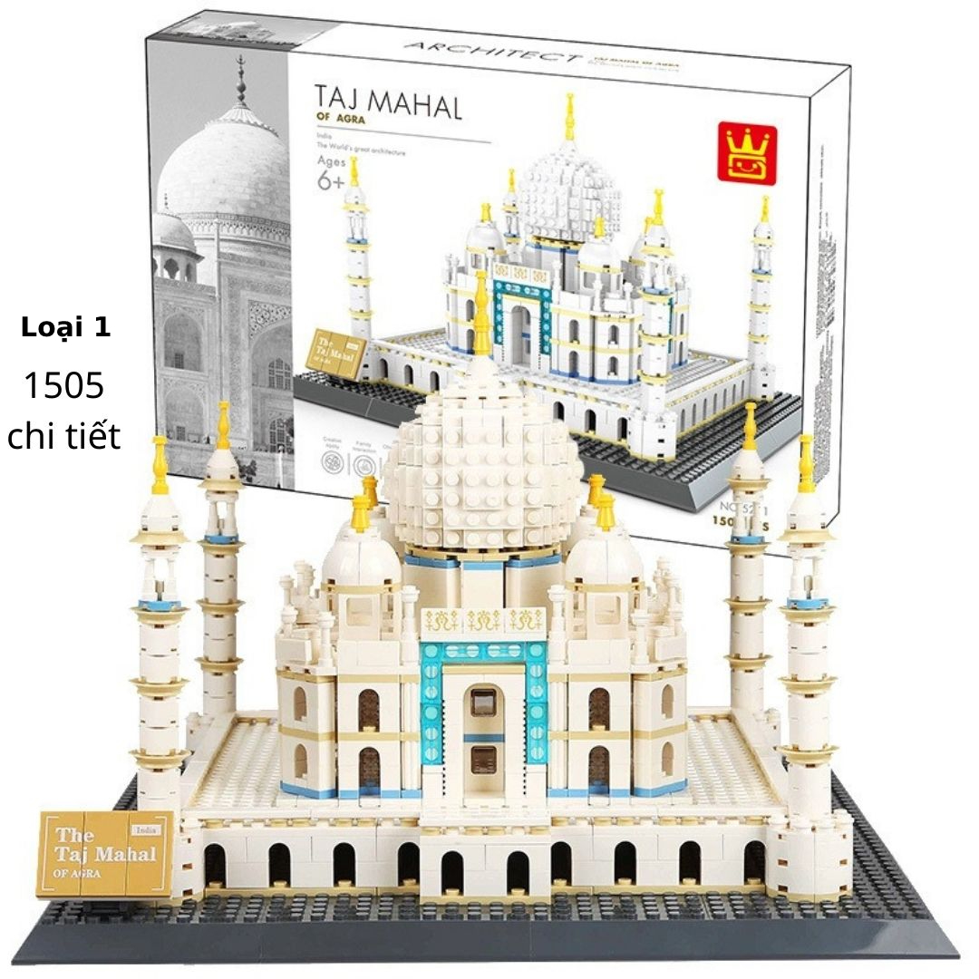 Đồ chơi lắp ráp xếp hình Lăng Taj Mahal giúp trẻ phát triển trí tuệ