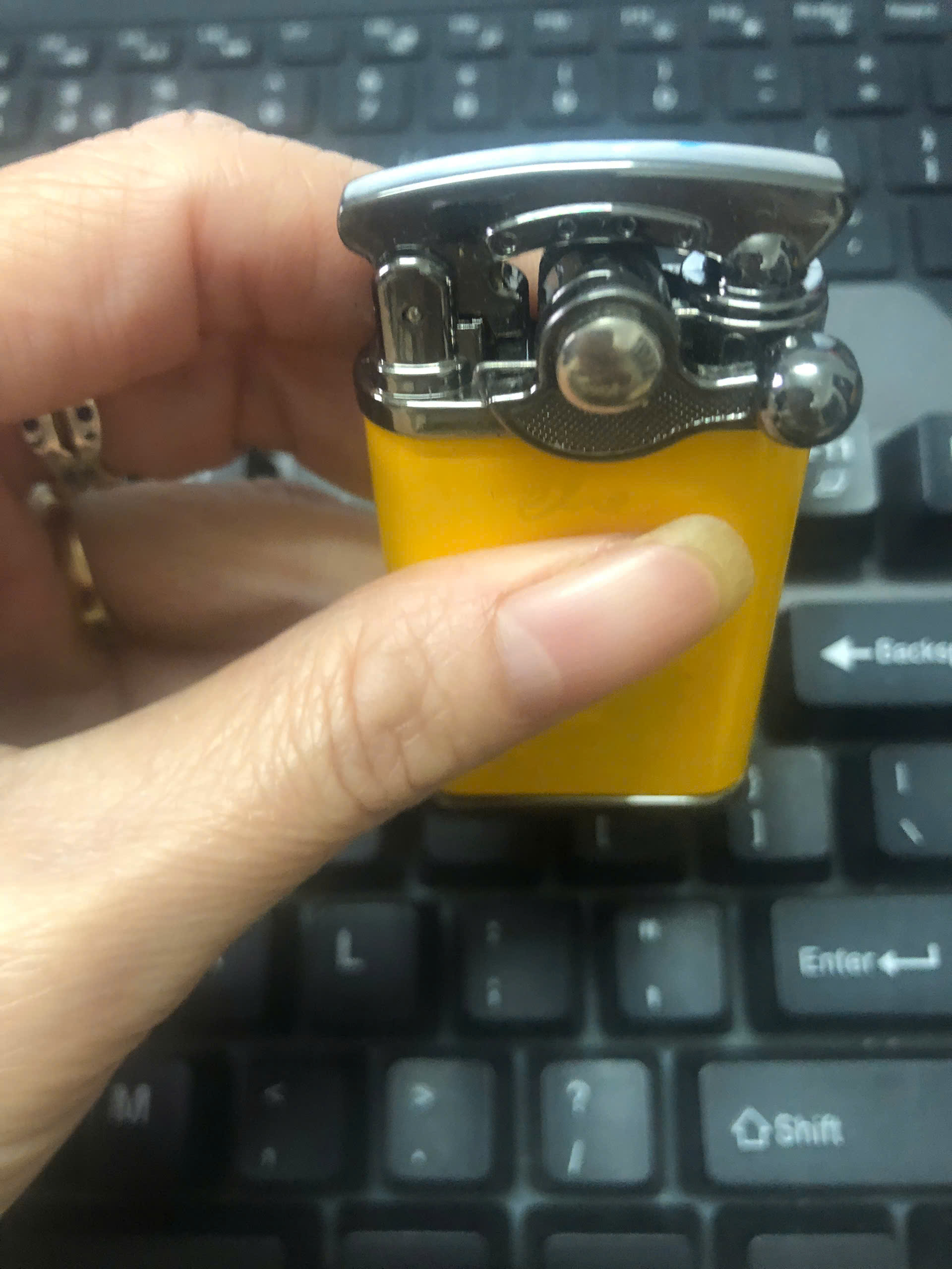 Vỏ Hộp Quet Bật Lửa Khò 1 Tia Đánh Lửa Tự Động COB-602