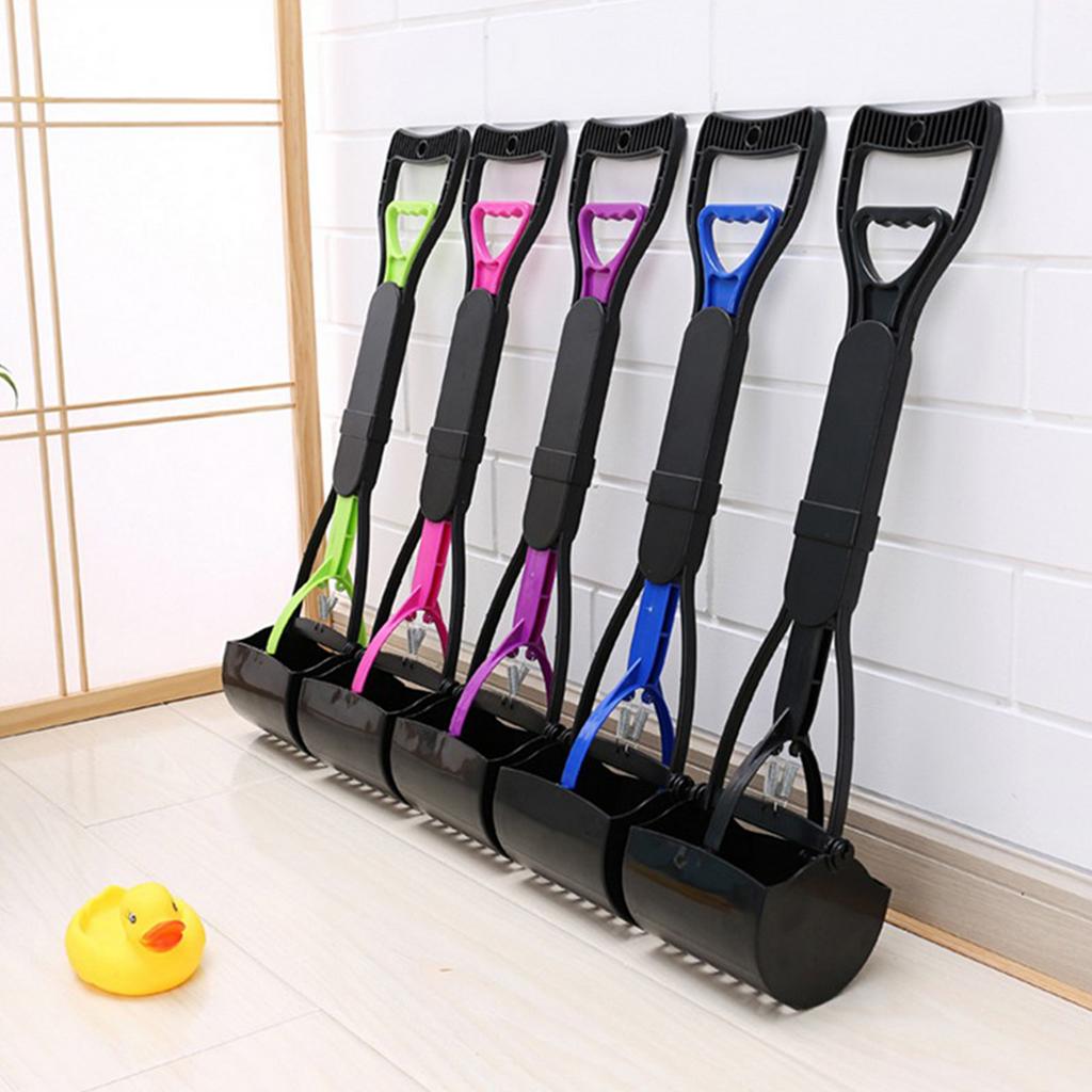 Dog Poop Scooper Pet Dog Cleaning Tools For Medium Dogs Cat Travel Blue