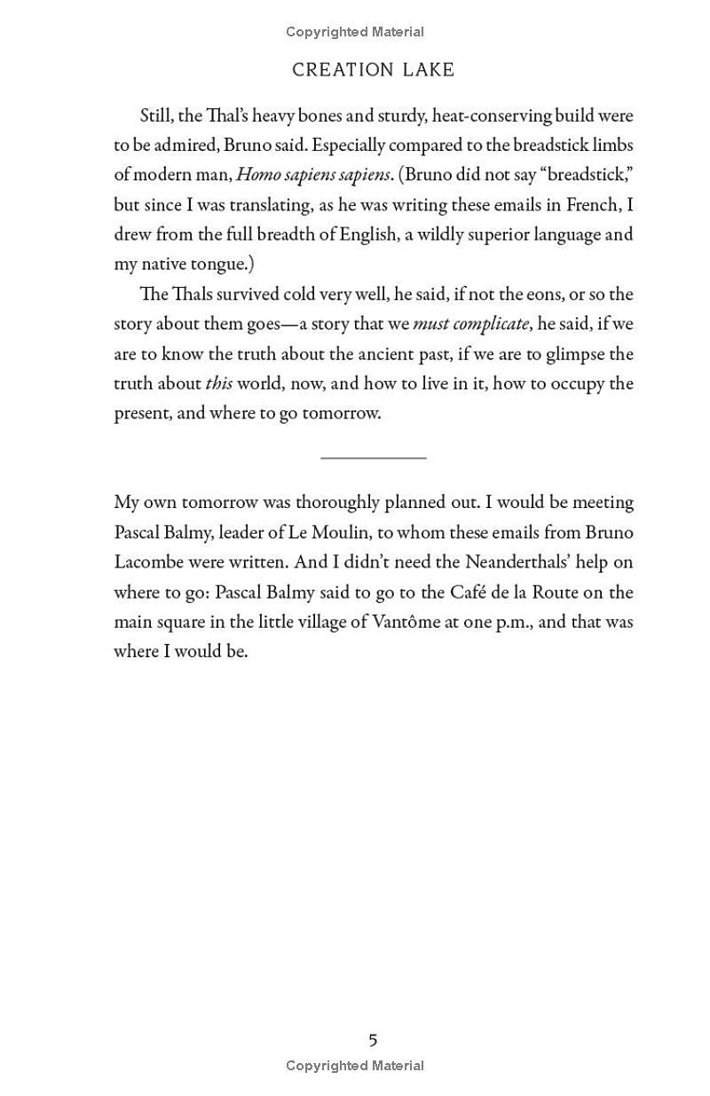 Sách ngoại văn: Creation Lake