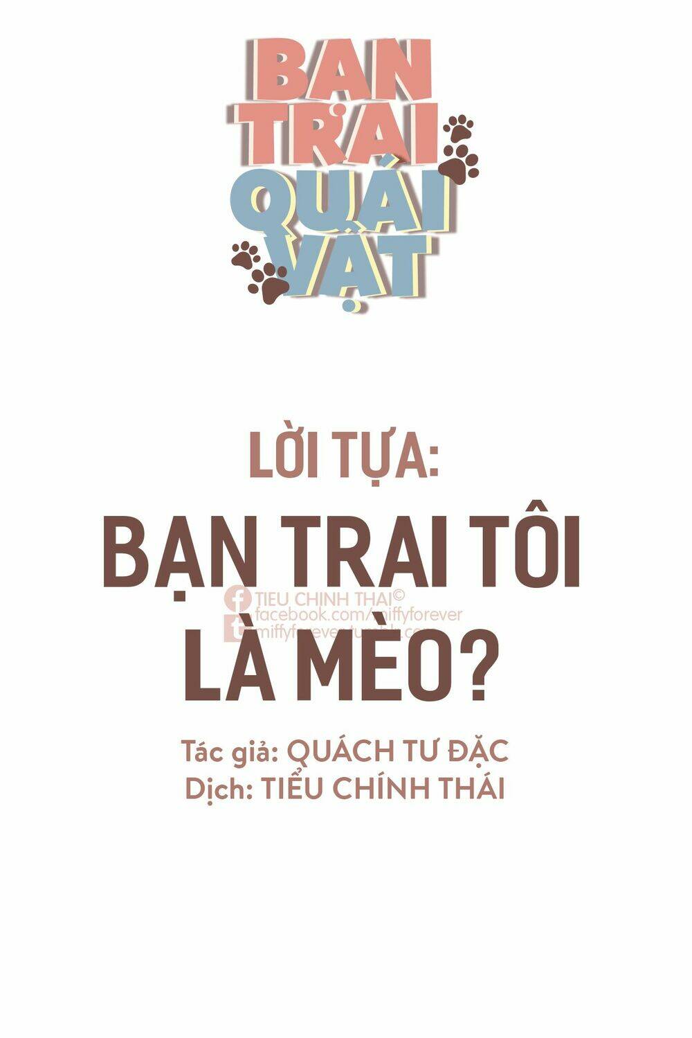 bạn trai quái vật chapter 0 2