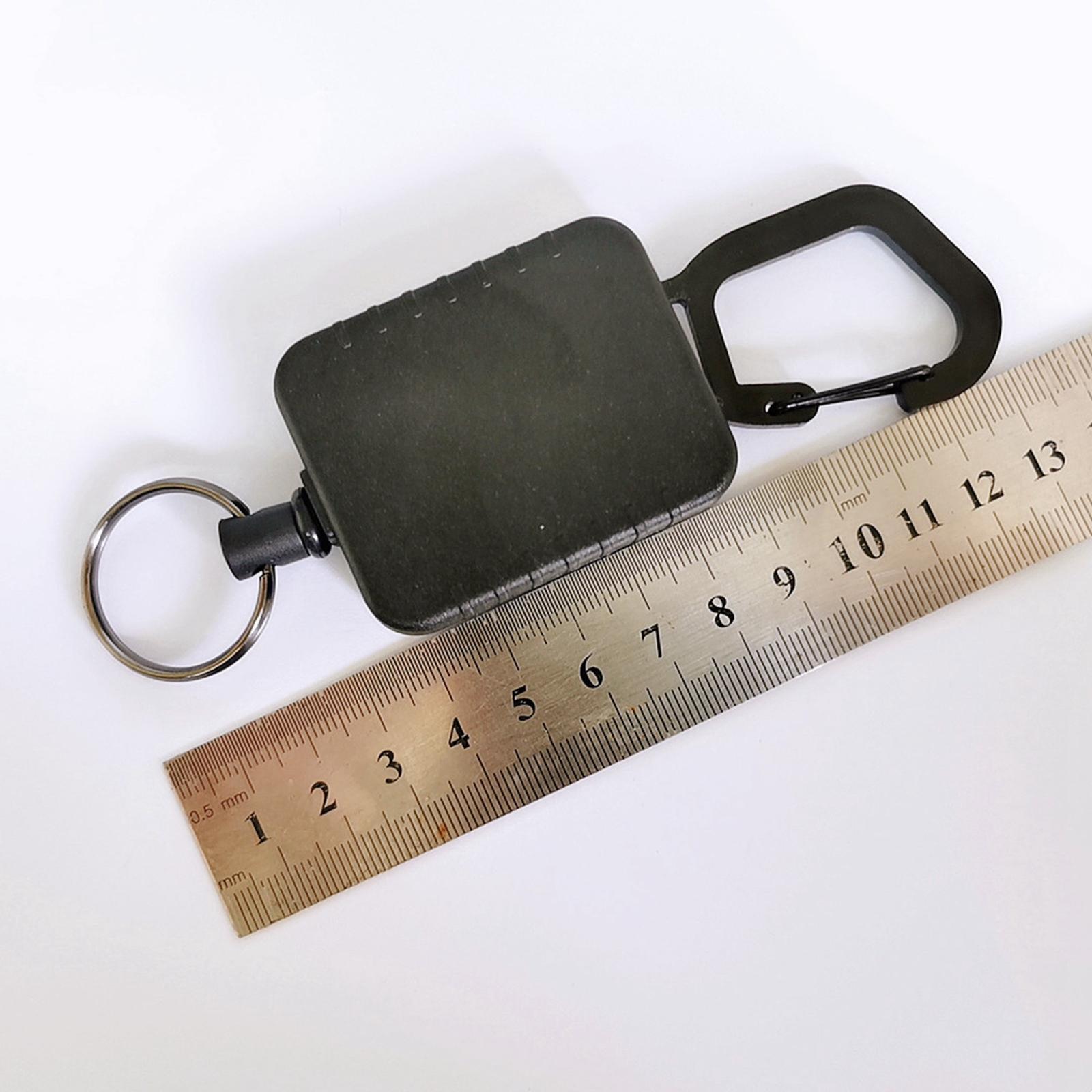 Retractable Key Chain Badge Holder Belt Card Heavy Duty Extendable