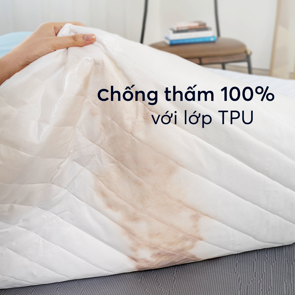 Tấm Bảo Vệ Nệm (Mattress Protector) Ru9 Chống Thấm Tuyệt Đối, Mềm Mại