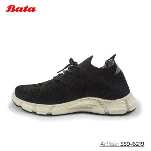 Giày sneaker nữ màu đen Thương hiệu Bata 559-6219