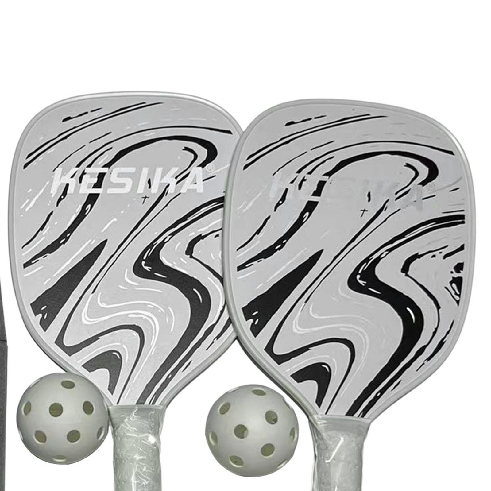 Pickleball Racket Set 4 Balls and Carry Bag Comfort Grip Pickleball Racquets