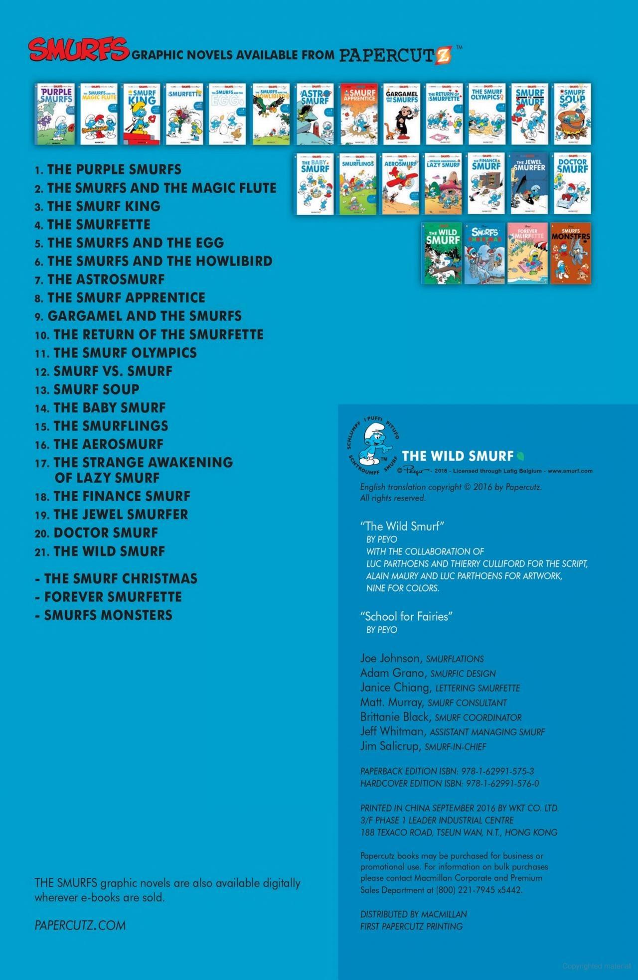 Sách ngoại văn: The Smurfs #21 - The Wild Smurf