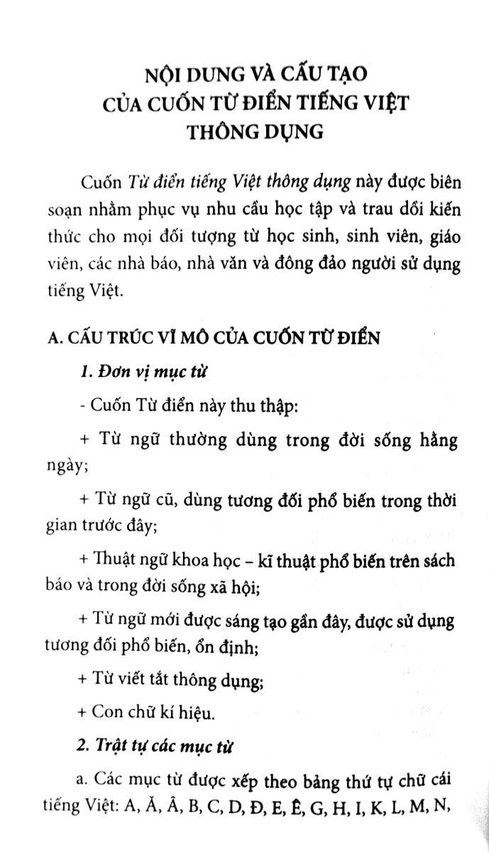 Sách - Từ Điển Tiếng Việt Thông Dụng - Khổ Nhỏ