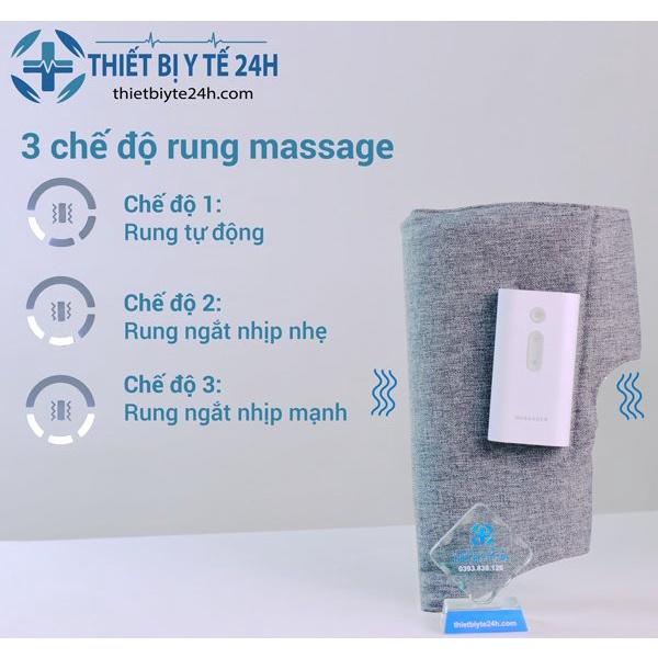 Máy Massage Bắp Chân Tích Hợp Nhiều Tính Năng Túi Khí Rung Massage Đến Nhiệt Sưởi Nóng Hỗ Trợ Giảm Đau Nhức HM-C23