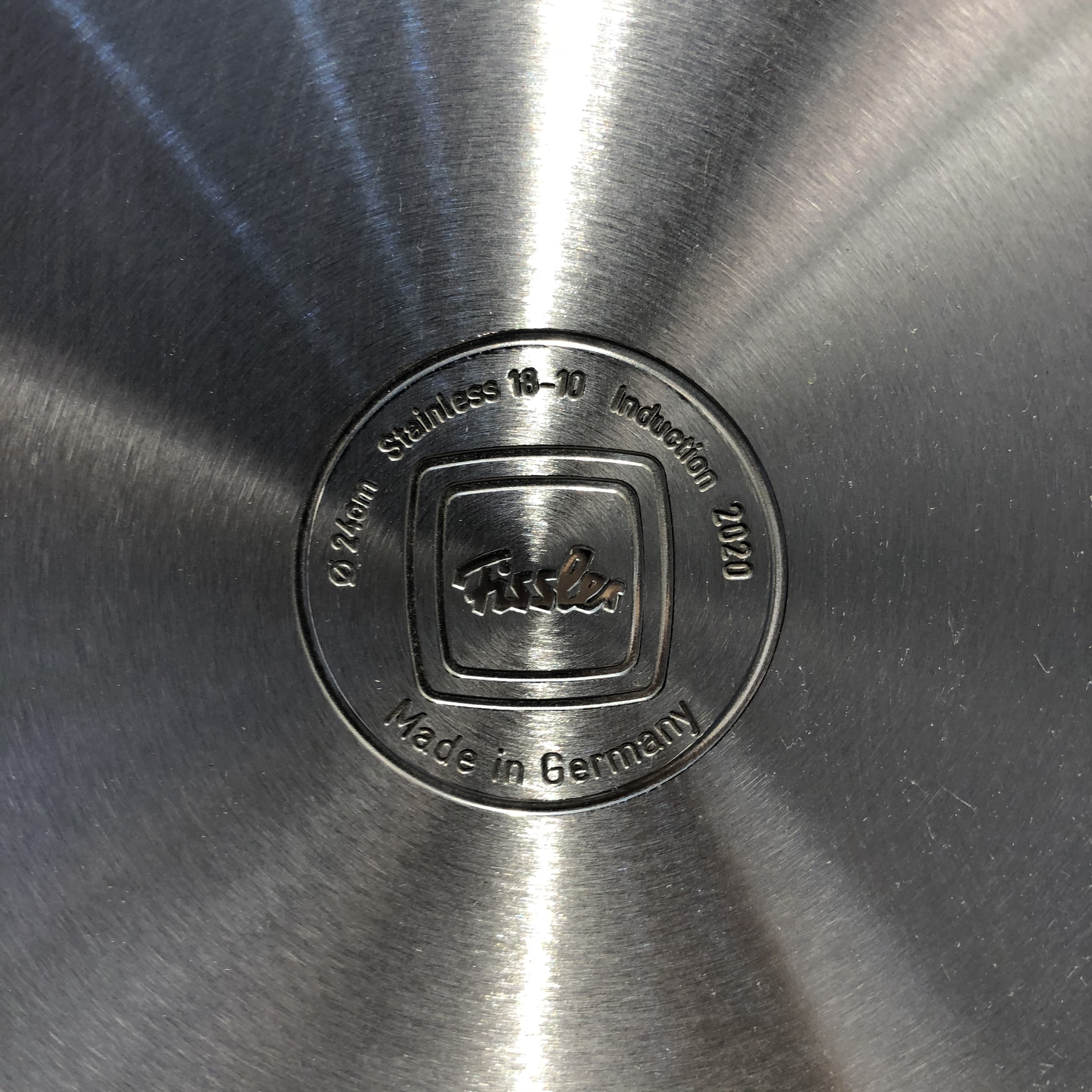 Chảo Inox Fissler Crispy Steelux Comfort - SX tại Đức - Hàng chính hãng