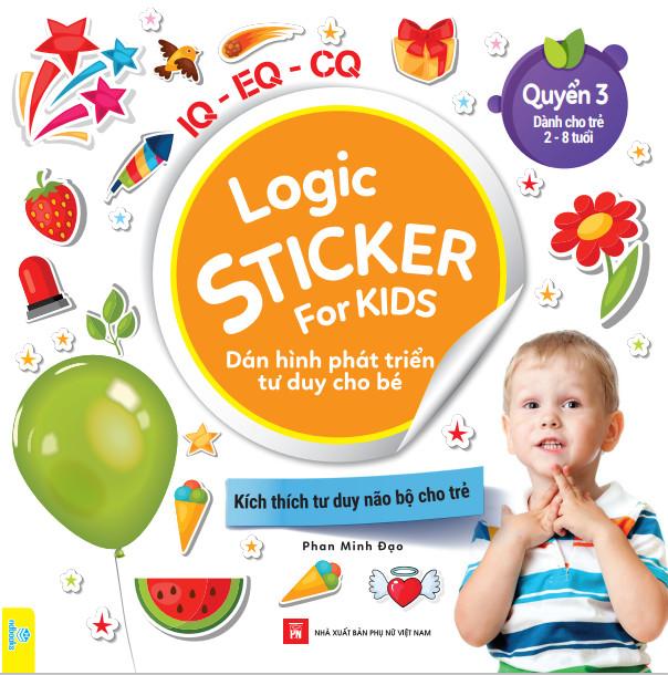 Logic Sticker for kids - Dán hình phát triển tư duy cho bé - quyển 3