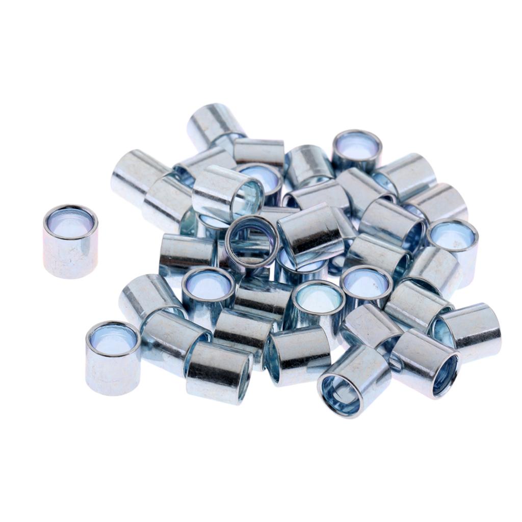 40 Pieces Sturdy Longboard Skateboard Bearings Spacers Hardware