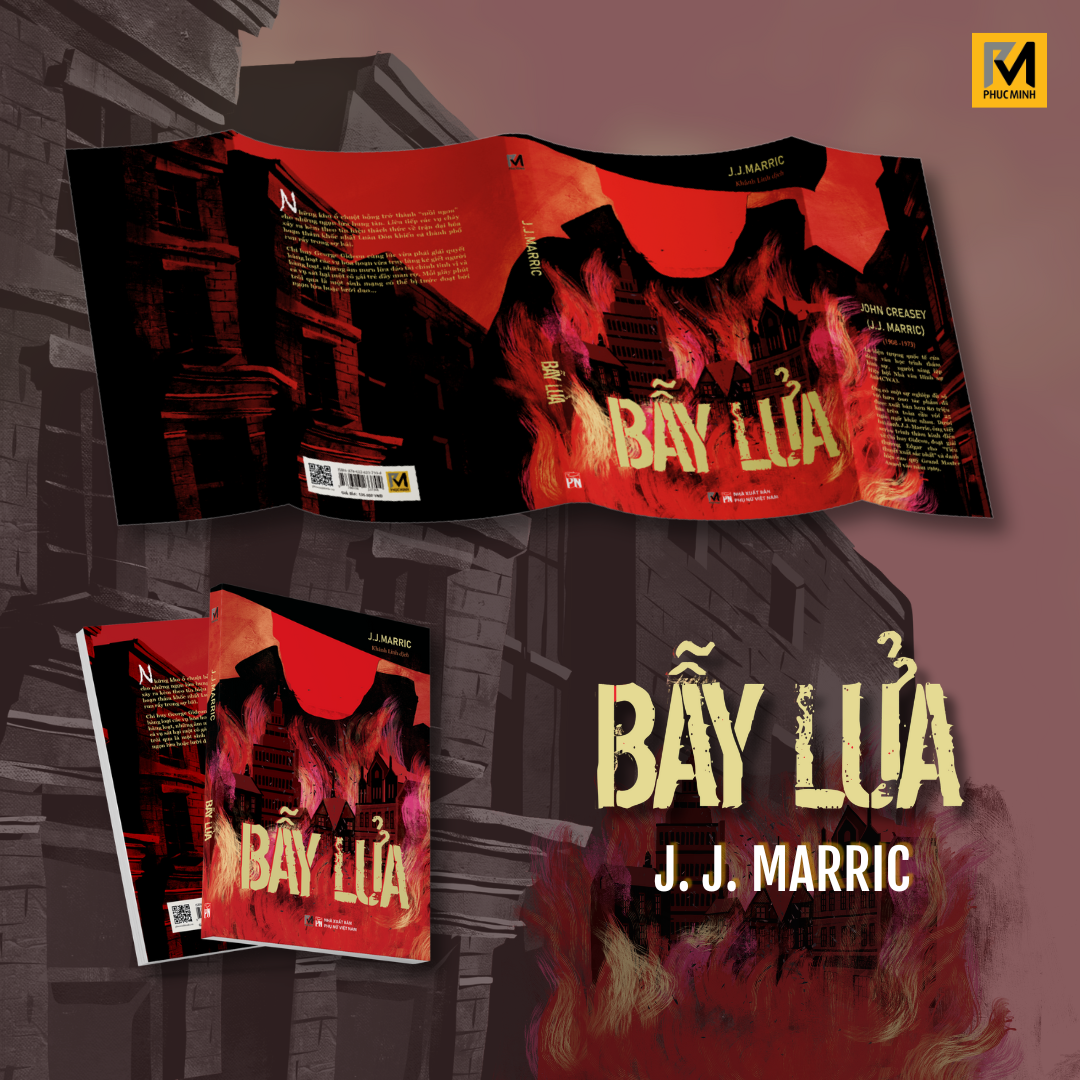Sách Tiểu Thuyết Trinh Thám - Bẫy Lửa - John Creasey (J.J.Marric) - Phuc Minh Books