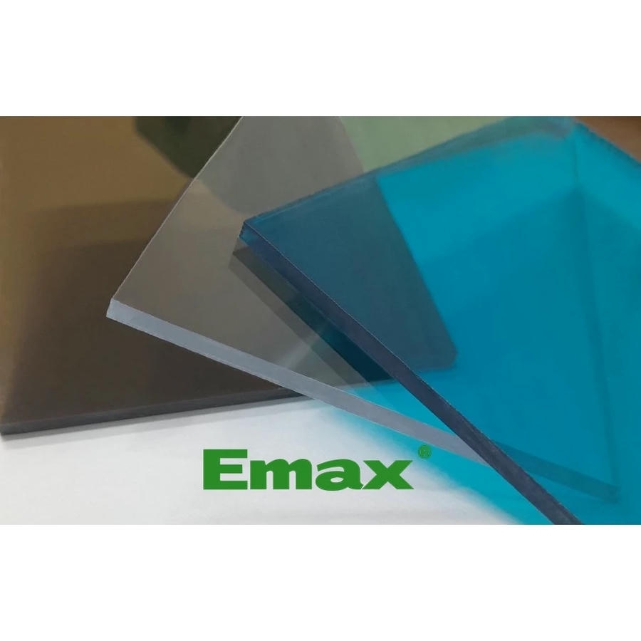 Tấm poly đặc Emax 2,8ly, khổ rộng 1,52m - tấm lợp lấy sáng - tấm nhựa trong suốt