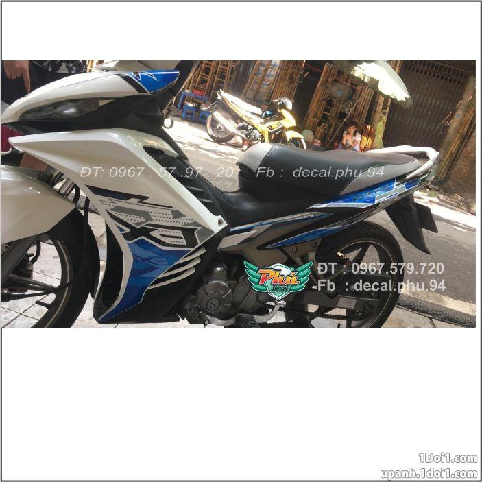 Tem rời exciter 135 Xanh Trắng