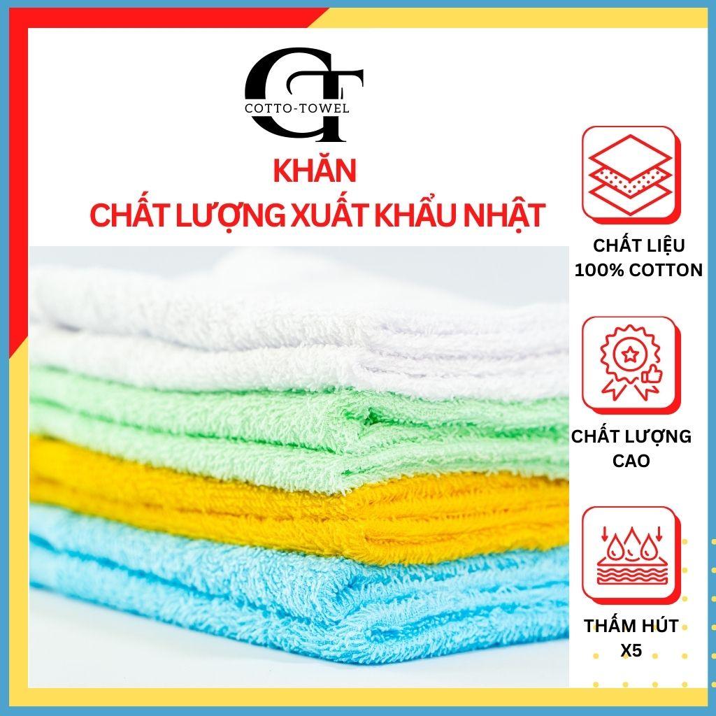 Khăn mặt Cao cấp 100% Cotton Mềm mịn, thấm hút HÀNG XUẤT NHẬT