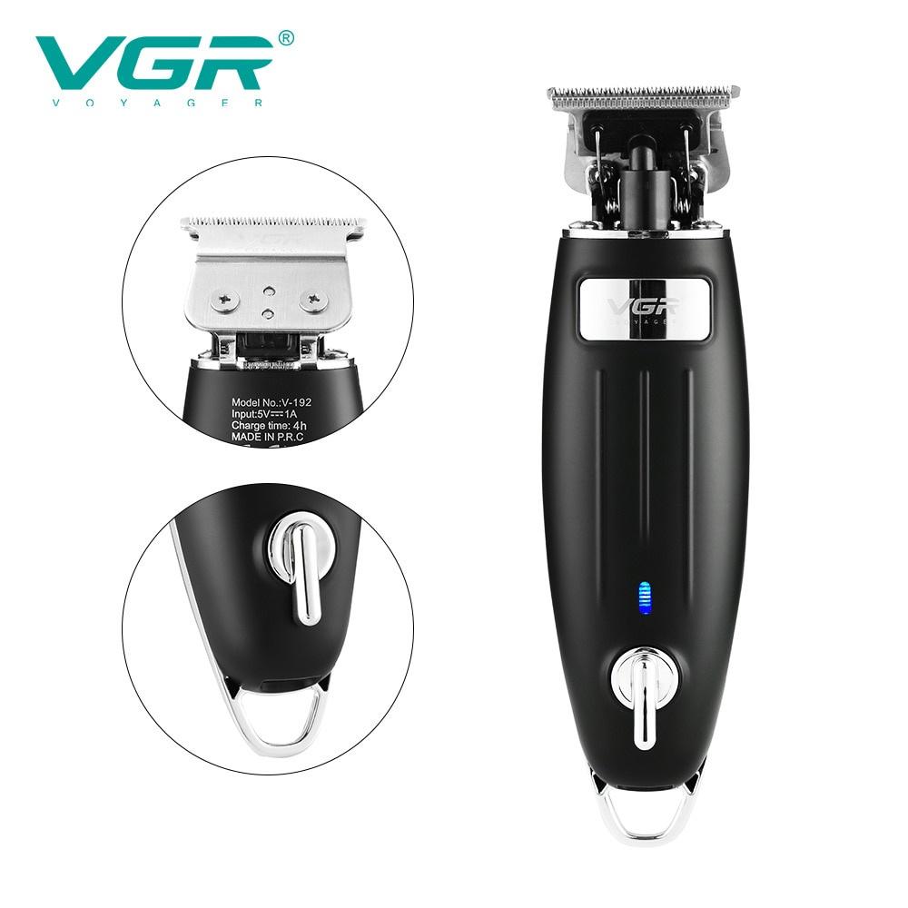 VGR Electric Shaver Hair Clipper Oil Head Rechargeable Hair Clipper Bald Hair Clipper V-192
